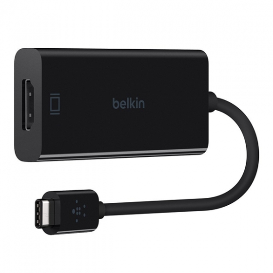  Belkin USB-C to HDMI Adapter 4K 60Hz 15 . Black  F2CU038btBLK