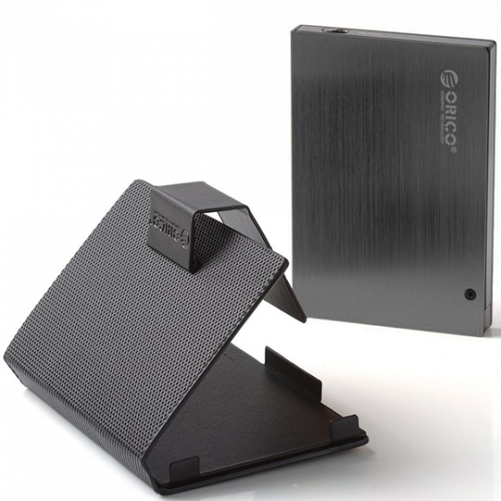 Алюминиевый USB корпус Orico Hard Drive Enclosure для SSD/HDD 2.5&quot; серый 25AU3-GY
