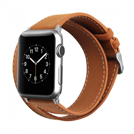   Cozistyle Double Tour Leather Tan  Apple Watch 42/44   CDLB018