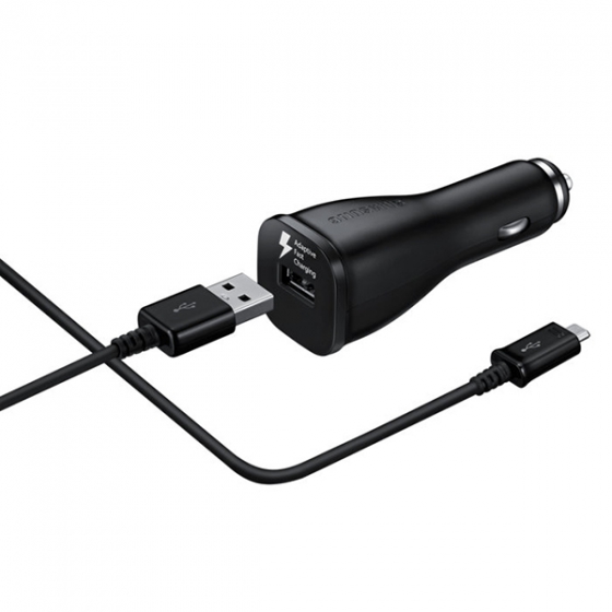  +  USB-C Samsung Adaptive Fast Charging Car Adapter 2A/1USB Black  EP-LN915CBEGRU