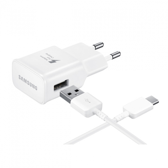  +  USB-C Samsung Adaptive Fast Charging 2A/1USB White  EP-TA20EWECGRU