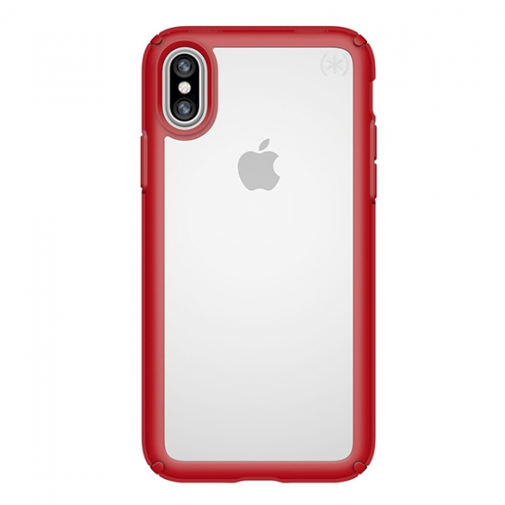 Speck Presidio Show Clear/Heartthrob Red  iPhone X / 103134-6691