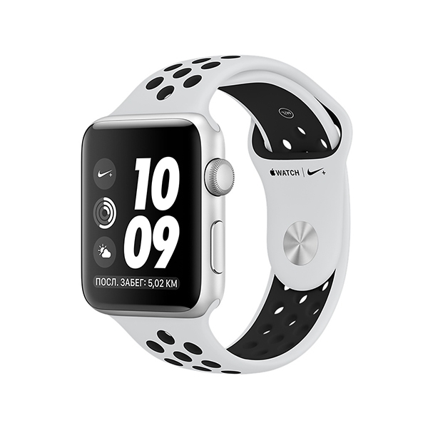 - Apple Watch Series 3 Nike+ GPS 38  Silver/Pure Platinum/Black / MQKX2
