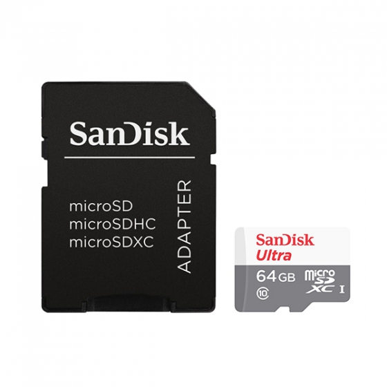   SanDisk Ultra 64GB MicroSDXC Class 10/UHS-I/80/ SDSQUNS-064G-GN3MA