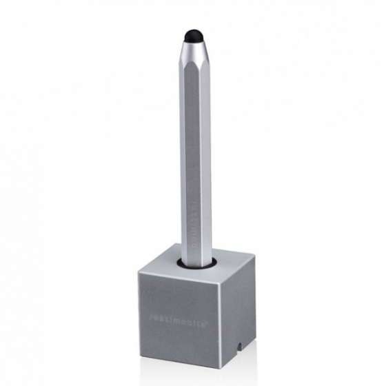 ������ + ��������� JustMobile AluPen + AluCube Silver ��� �������� ������� AP-818-AC-818