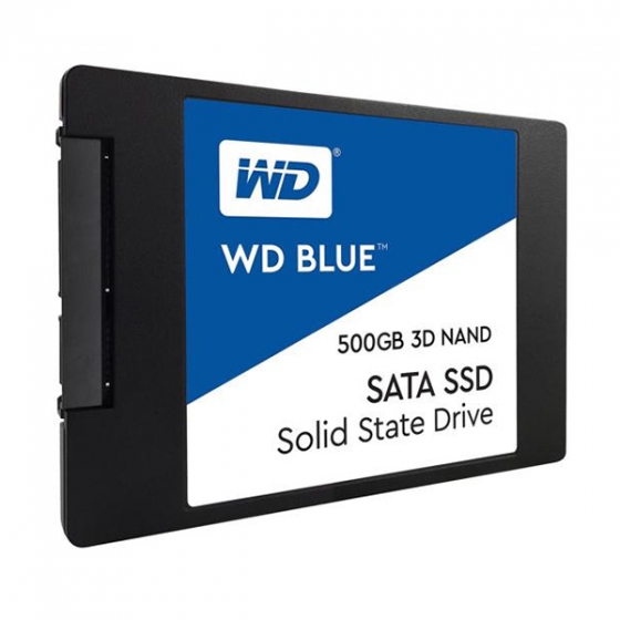   Western Digital Blue 3D Nand SSD 2.5&quot; SATA III 500 Black  WDS500G2B0A