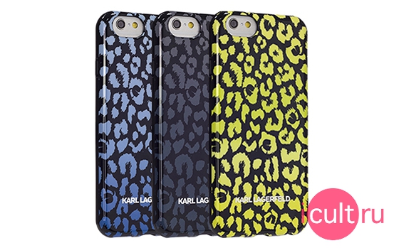 Lagerfeld Camouflage Blue iPhone 6/6S