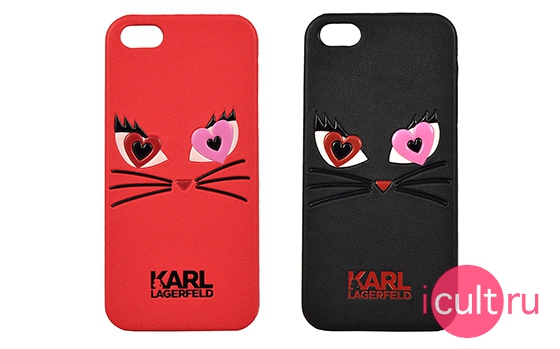 Lagerfeld Choupette in Love 2 Black for iPhone 5