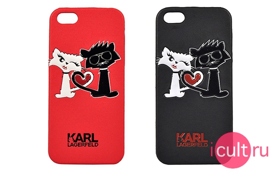 Lagerfeld Choupette in Love Black for iPhone 5