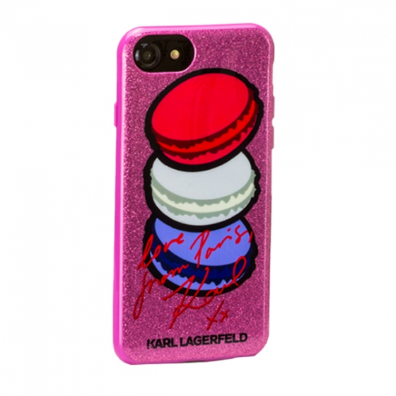   Lagerfeld Double Layer Choupette Valentine Glitter  iPhone 7/8/SE 2020  KLHCP7PAR