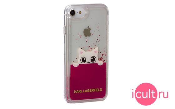 Lagerfeld Liquid Glitter Peek A Boo for iPhone 7/8