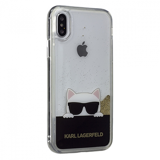  Lagerfeld Liquid Glitter Choupette Sunglasses  iPhone X / KLHCPXCHPEE