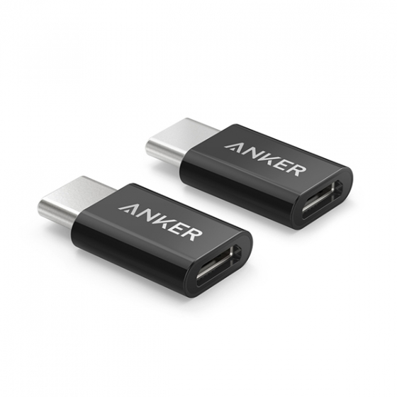  USB-C  Anker USB-C to Micro USB Adapter 2 . Black  B8174011