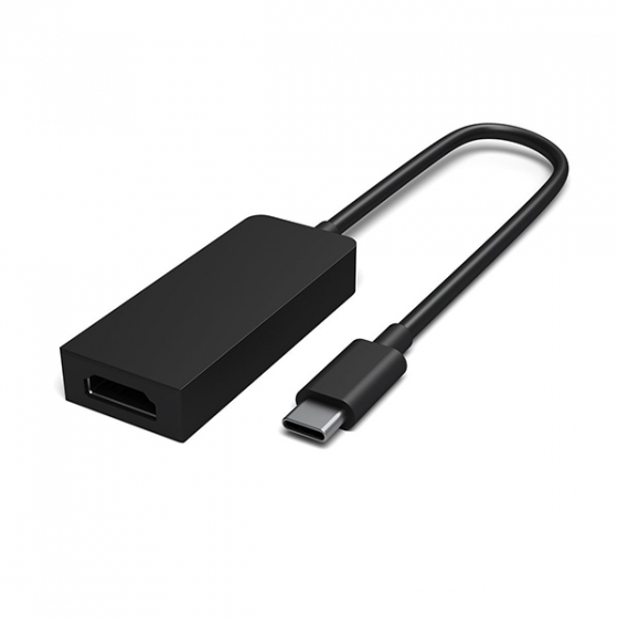 Переходник Microsoft Surface USB-C to HDMI Adapter 4K для Microsoft Surface Book 2 черный HFM-00001