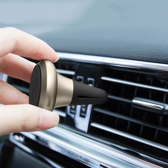  Rock Universal Air Vent Magnetic Car Mount Gold    6&quot;  RPH0827