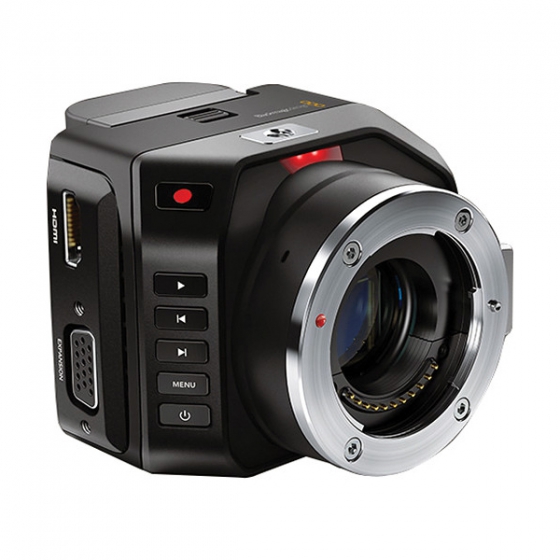 Профессиональная видеокамера Blackmagic Micro Cinema Camera Black черная