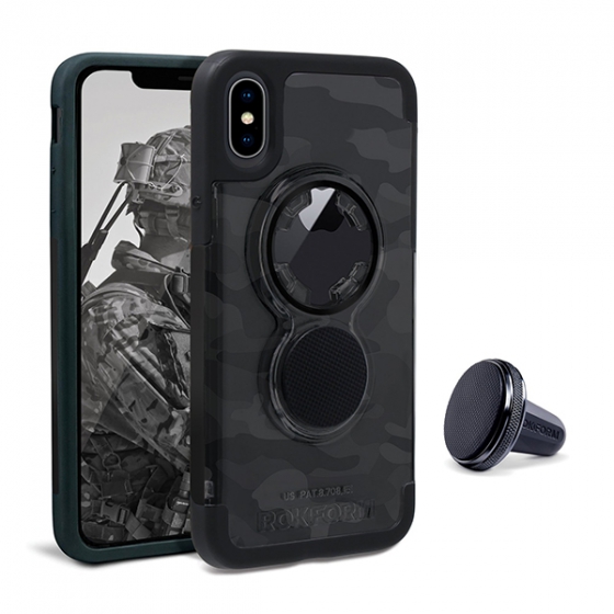     +  Rokform Crystal Case Camo  iPhone X  303621-CAMO