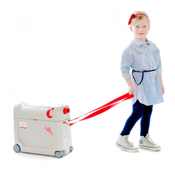 Детский чемодан-кроватка JetKids BedBox Red белый/красный