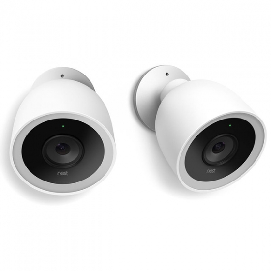 Комплект уличных Wi-Fi камер наблюдения Nest Cam IQ Outdoor 2 шт. White белые NC4200US