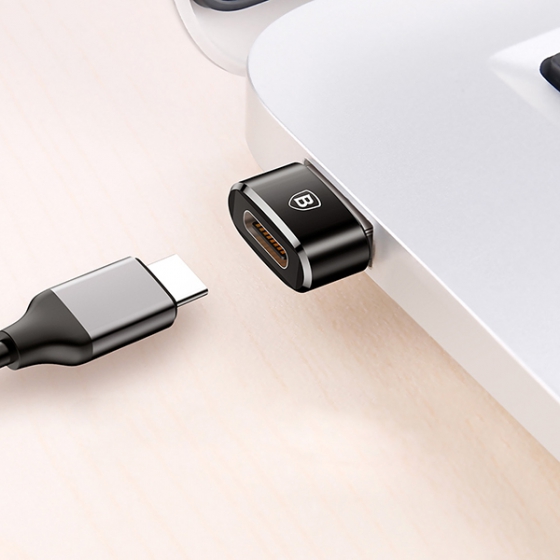  Baseus USB to USB-C Adapter Black  CAAOTG-01