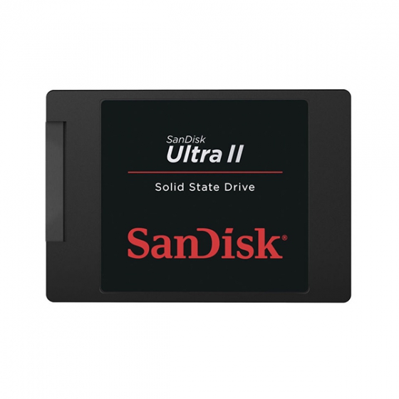Твердотельный накопитель SanDisk Ultra II 2.5&quot; SATA III 480ГБ Black черный SDSSDHII-480G-G25