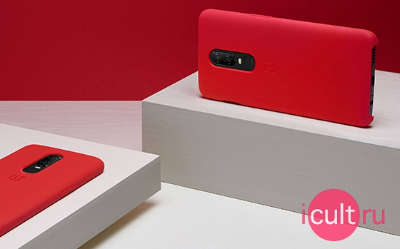 OnePlus Silicone Protective Case Red OnePlus 6