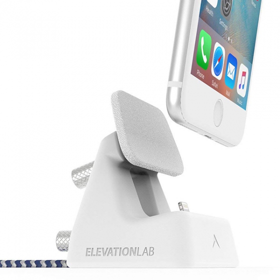 - Elevation Lab ElevationDock 4 Lightning Matte White   ED4-106