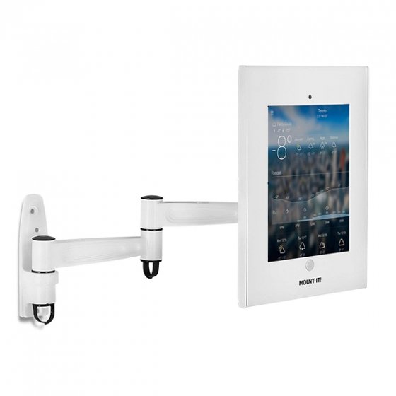 Противокражное настенное крепление Mount-It! Tablet Wall Mount White для iPad белое MI-3774W