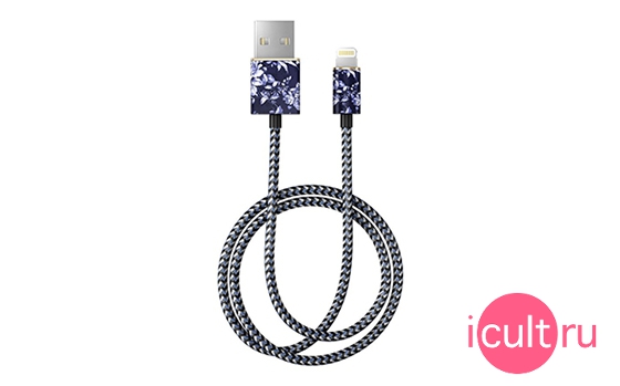 iDeal Fashion Lightning Cable Sailor Blue Bloom