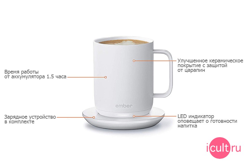 Ember Temperature Control Smart Mug 2 295 . White
