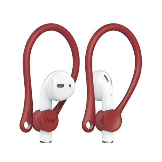 Держатели Elago EarHook Red для Apple AirPods красные EAP-HOOKS-RD
