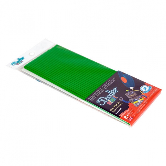   3Doodler Eco-Plastic 24 .  3Doodler Start  3DS-ECO07-GREEN-24
