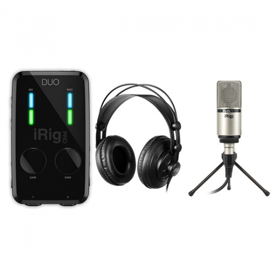 Комплект для звукозаписи IK Multimedia iRig Pro Duo Studio Suite для iOS/Android/ПК/Mac CB-DUOSTD-HCD-IN