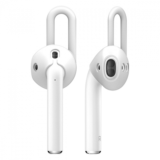 Комплект держателей Elago EarHooks White Small/Large для Apple AirPods белые EAP-PAD-WH