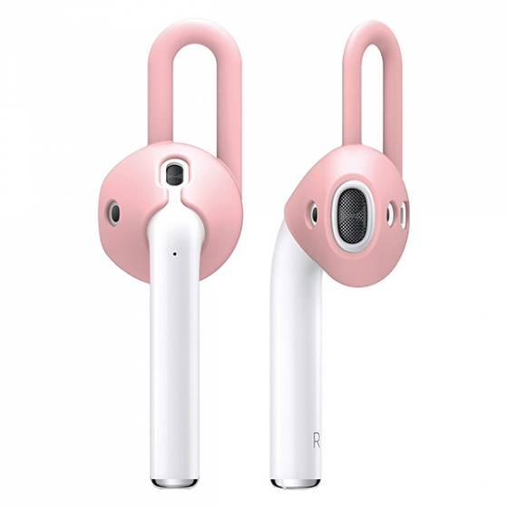 Комплект держателей Elago EarHooks Lovely Pink Small/Large для Apple AirPods розовые EAP-PAD-LPK