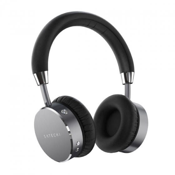  - Satechi Bluetooth Aluminum Headphones Space Gray - ST-AHPM