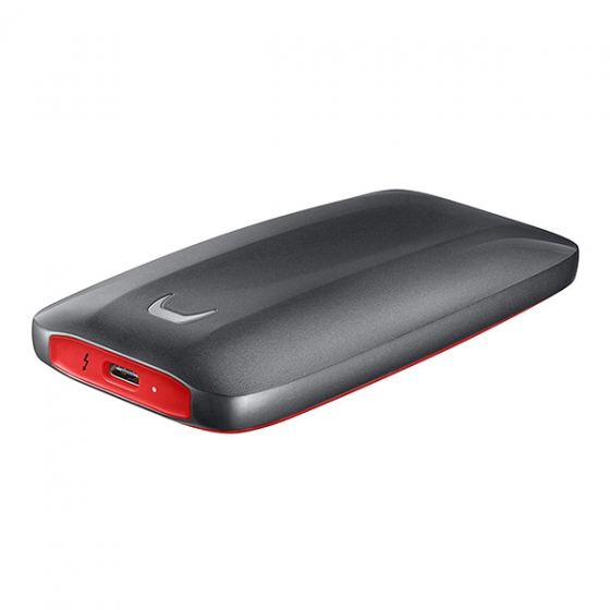  SSD  Samsung X5 Portable Thunderbolt 3 500GB Gray/Red / MU-PB500B