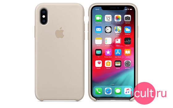 Apple Silicone Case Stone iPhone XS