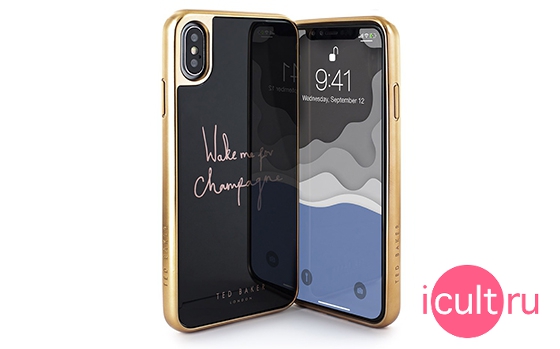 Ted Baker HD Glass Case Champagne iPhone XS Max
