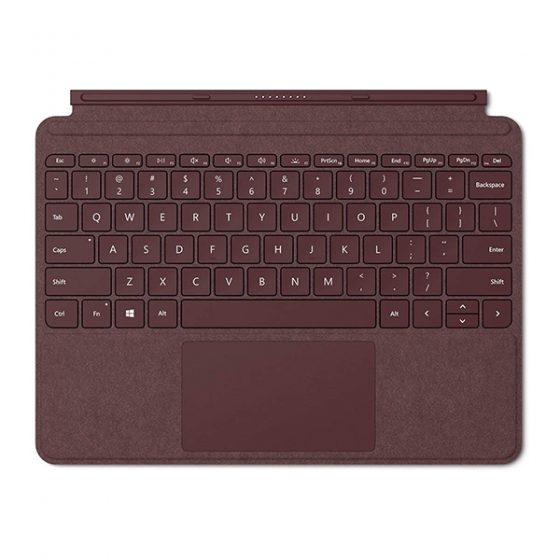 Обложка с клавиатурой Microsoft Type Signature Cover Burgundy для Microsoft Surface Go 1/2 бордовая ENG/RUS KCS-00041