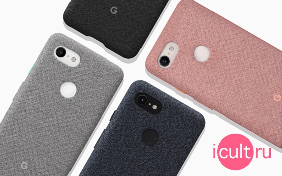 Google Fabric Case Carbon Google Pixel 3