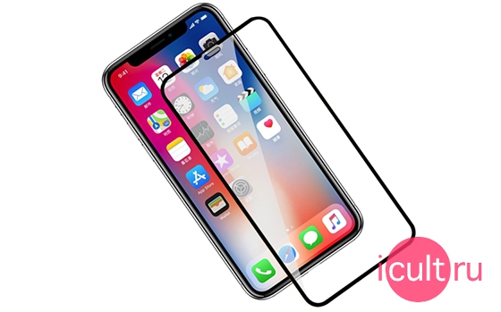 iCult 6D Tempered Glass for iPhone XR