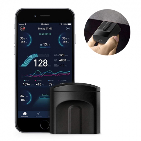   Nonda ZUS Smart Vehicle Health Monitor Black  iOS/Android   ZUHMBKBTV
