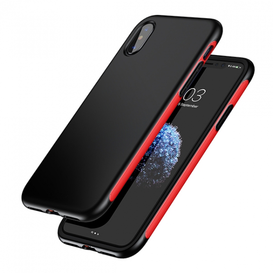  Baseus Bumper Case Red  iPhone X  WIAPIPHX-BM09
