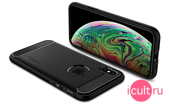 Spigen Rugged Armor Black  iPhone XS Max