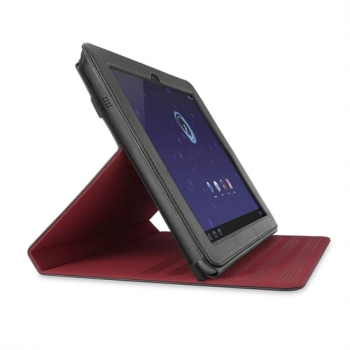 Чехол-подставка Belkin Flip Folio Stand midnight/red для Samsung Galaxy Tab 10.1 черный/красный F8N623ebc01