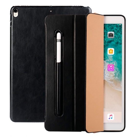 Чехол-книжка Jisoncase Mircofiber Leather Case Black для iPad 9.7&quot; черный JS-IPD-01M10