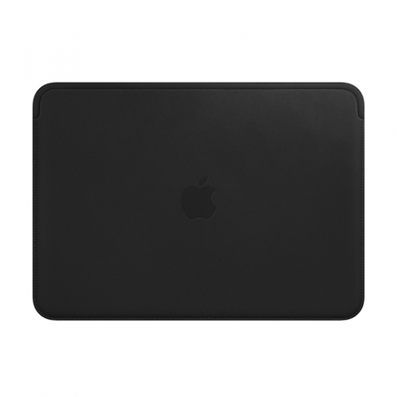 Кожаный чехол Apple Leather Sleeve Black для MacBook 12&quot; черный MTEG2ZM/A
