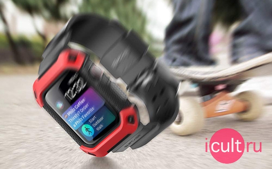 Supcase Protective Case Red Apple Watch Series 4 44 