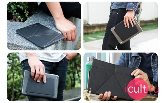 Onjess Folding Style Smart Stand Cover Raspberry  iPad Pro 11